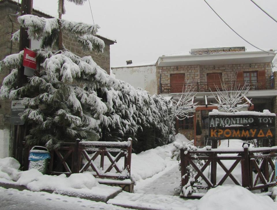 Archontiko Tou Krommyda Eláti Exterior foto